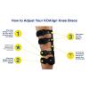 YXCMD Osteoarthritis Relief Knee Brace, Three-Compartment OA Support for Bone-on-Bone Arthritis Pain, Left view 2