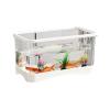Mini Transparent Aquarium/Turtle Tank, White, 31.5 × 16.5 × 16.5 cm view 1