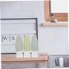 FRCOLOR 3-Piece Silicone Travel Bottles for Lotion and Shampoo view 4
