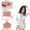 CRRCLSY Realistic Silicone Breastplate, Fake Breasts for Cosplay, Crossdressers and Drag Queens (Cream, B-Cup Silicone Filler) (Brown, B-Cup Silicone Filler) view 3
