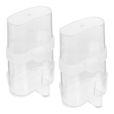 Sosoport 2-Pack Transparent Bird Feeders