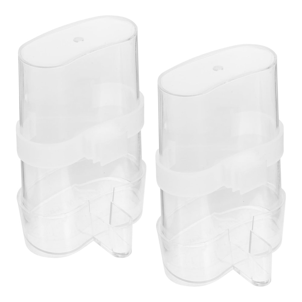 Sosoport 2-Pack Transparent Bird Feeders