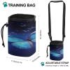 Pet Training Bag, Blue Star Butterfly Print view 2