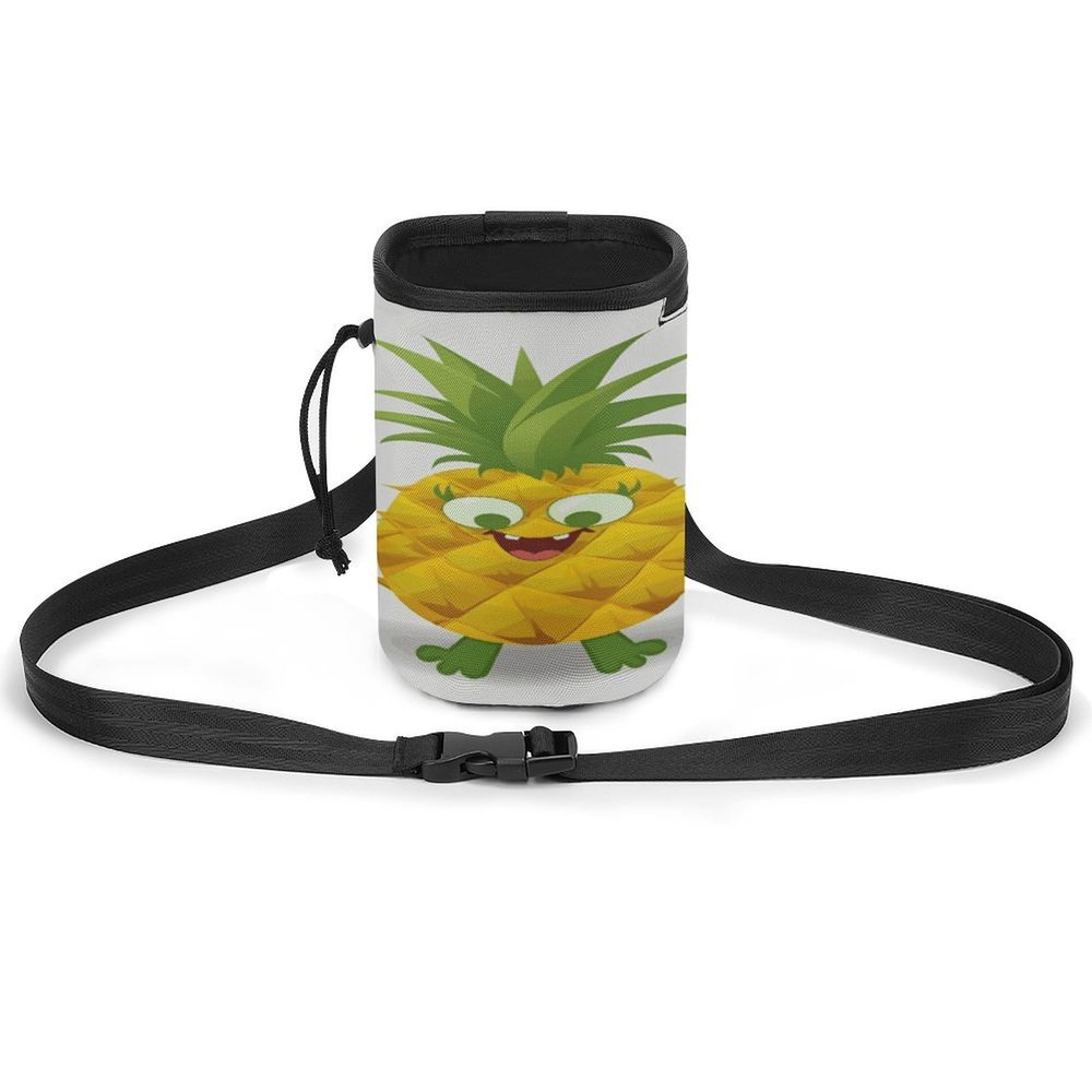 Pineapple Print Dog Training Treat Bag