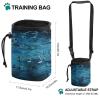 Pet Training Bag, Blue Musical Notes Print, Lightweight and Spacious view 2