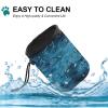 Pet Training Bag, Blue Musical Notes Print, Lightweight and Spacious view 4