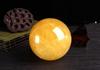 NIBHZ Citrine Quartz Crystal Ball, Natural Quartz Amber Healing Gemstone, Yellow, 25 cm view 2