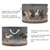 Large Round Horse-Design Storage Basket view 3