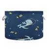 Large Round Dinosaur Storage Basket, Foldable Fabric Toy Organizer view 1