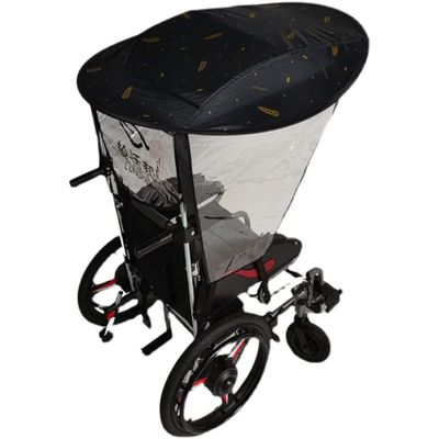 Electric Wheelchair Umbrella Sun Canopy with Stand
