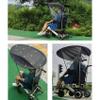 Electric Wheelchair Umbrella Sun Canopy with Stand view 4