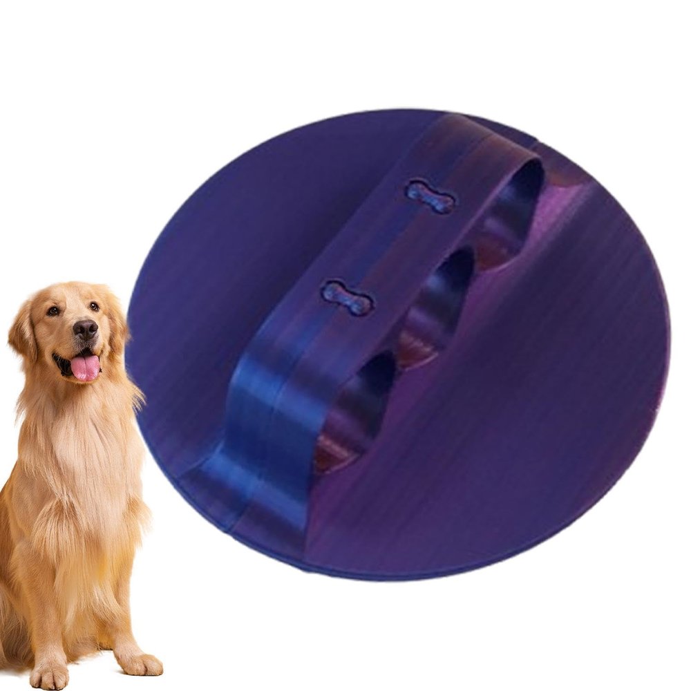 Pet Bath Brush for Dogs - 3D Printed, Puppy Bath Brush, Cat Hair, Massage Comb with Knuckle Grip for Short-Haired Dogs