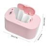 Baby Wet Wipe Warmer, Insulated Wipe Box Without Display, USB-Powered, Constant-Temperature Version, Green (Adjustable Temperature) view 2