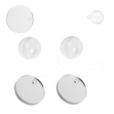 BESPORTBLE 3-Pack Betta Fish Training Mirror with Suction Cup