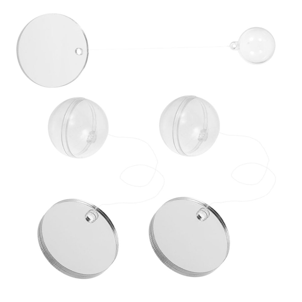 BESPORTBLE 3-Pack Betta Fish Training Mirror with Suction Cup