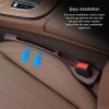 MARKXRAP 2-Piece Car Seat Gap Filler Organizer for Hyundai Matrix 2005–2025, Black view 4