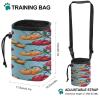 Versatile Dog Training Treat Bag with Cherry Print view 2