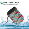 Versatile Dog Training Treat Bag with Cherry Print view 4