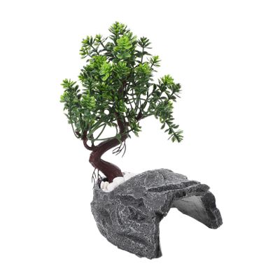 Resin Reptile Hide Cave, Stone-Like Cave for Terrariums