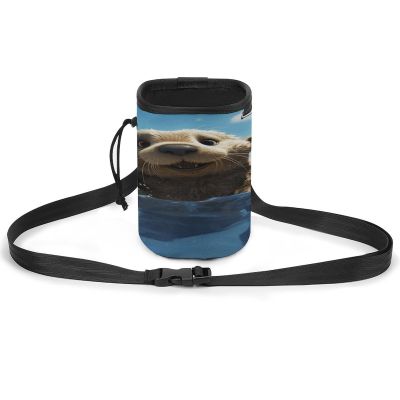 Lightweight Pet Training Bag with Cute Sea Otter Print