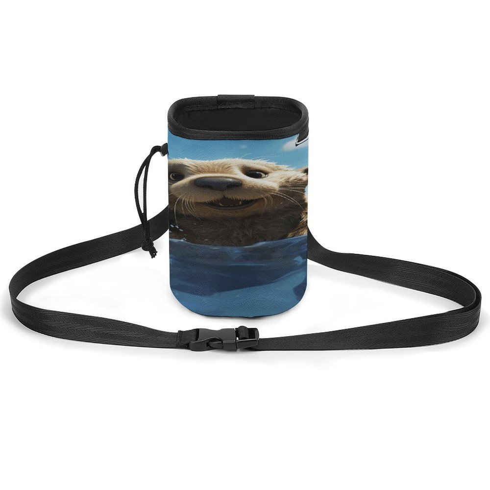 Lightweight Pet Training Bag with Cute Sea Otter Print