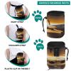 Lightweight Dog Training Treat Bag, Airplane at Sunset Design view 3