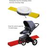Portable Threshold Ramp for Electric Wheelchairs and Scooters, Yellow, 100 x 8 x 2.5 cm view 2