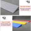 Portable Threshold Ramp for Electric Wheelchairs and Scooters, Yellow, 100 x 8 x 2.5 cm view 4