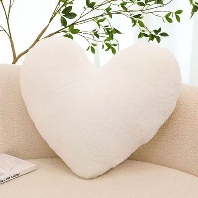 champracer Herfair Heart Pillow, White, 60 cm