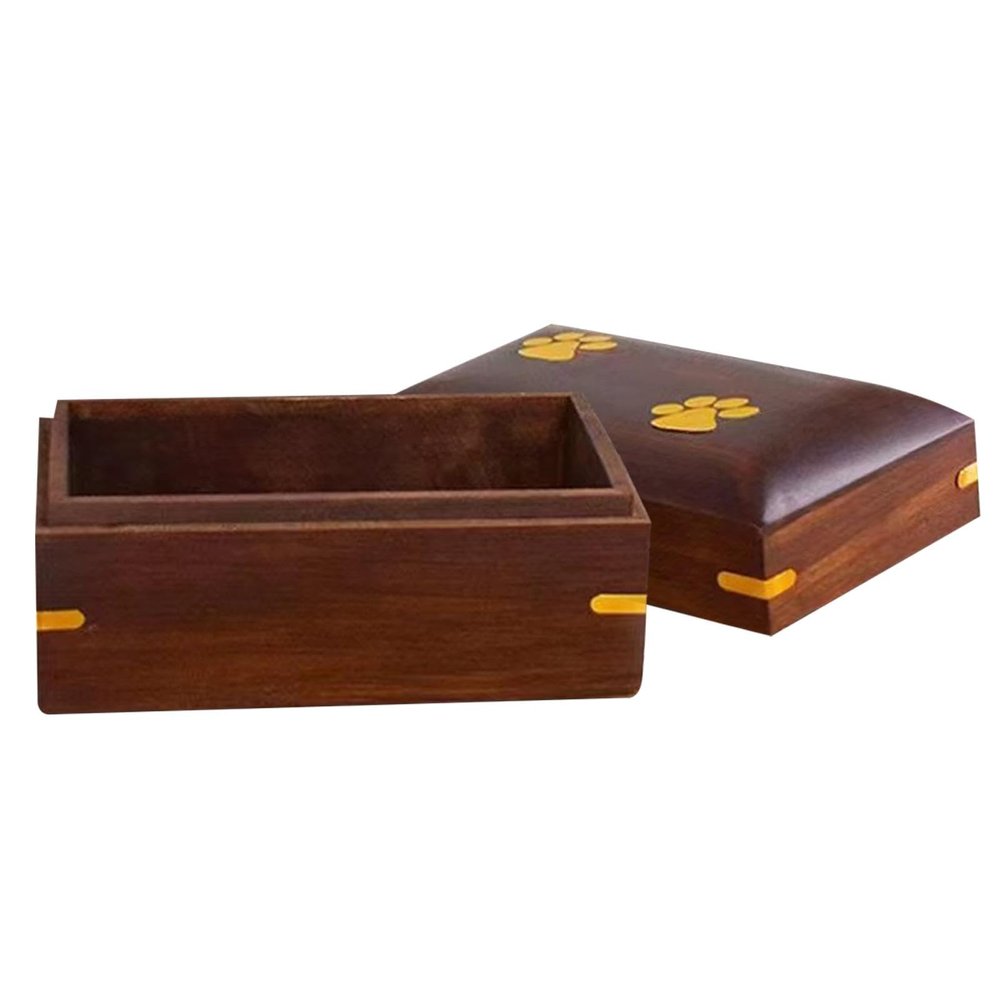 Pet Ashes Urn - Wooden Memorial Box
