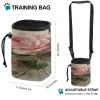 Vintage Rose Print Pet Training Treat Bag view 2