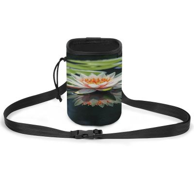 Pet Training Bag with Water Lily Print