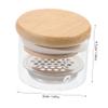LALADEFIEE Manicure Nail Dappen Dish with Lid and Mesh view 2