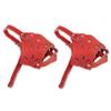 Adjustable Dog Muzzles to Prevent Biting, 2-Pack, Brown Leather view 1