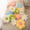 champracer Flower Pillow, Daisy-Shaped Plush Decorative Cushion for Kids’ Room, Sofa or Floor, Green, 40 cm view 3