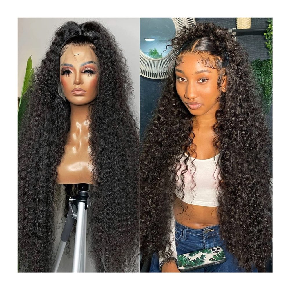 Deep Wave Glueless 360 Lace Front Wig, Brazilian Remy Human Hair, 13x4/4x4 Lace