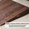 Yately Wooden Shed Ramp, Door Threshold Ramp, Non-Slip Heavy-Duty Ramp for Home Steps and Entrances (90-S) view 2