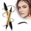 2-in-1 3D Microblading Eyebrow Pencil with 4 Tips, Gray view 1