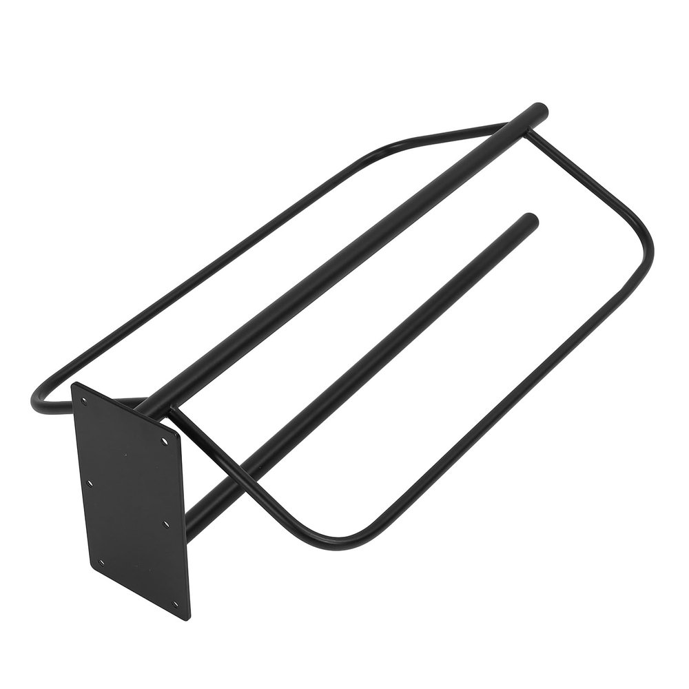 HELEVIA Metal Wall-Mounted Saddle Rack for Horse Tack Storage