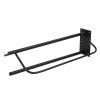 HELEVIA Metal Wall-Mounted Saddle Rack for Horse Tack Storage view 2