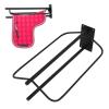 HELEVIA Metal Wall-Mounted Saddle Rack for Horse Tack Storage view 4