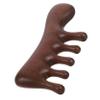 FRCOLOR 2-Piece Natural Sandalwood Wide-Tooth Anti-Static Massage Comb view 2