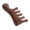 FRCOLOR 2-Piece Natural Sandalwood Wide-Tooth Anti-Static Massage Comb view 4