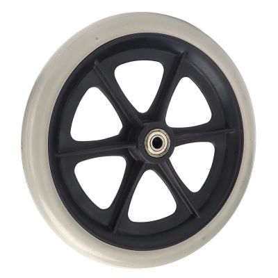 8-Inch PU Wheelchair Wheel with Ball Bearing