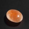 NKlaus Peach Selenite Palm Stone 5.8 x 4.7 x 2.4 cm for Meditation, 1 pc. view 2