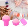 FRCOLOR 4-Piece Silicone Nail Art Stamp Set with Scraper view 3