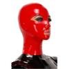 GAYLOP Latex Fetish Mask, Natural Rubber Hood, Open Mouth and Eyes, Handmade, White, XXL view 1