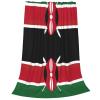 Kenya Flag Flannel Blanket, Lightweight Luxury Cotton Blanket view 2