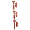 FRCOLOR 6-Piece Wooden Massage Stick Set for Full-Body Muscle Relaxation view 1