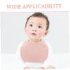 BESTonZON Pink Cotton Bibs for Babies and Toddlers, 5-Pack view 3